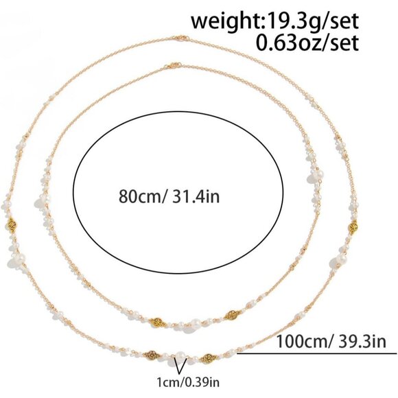 Versatile Gold Layered Pearl Necklace - Ideal for Daily Wear and Gifting - Picture 5 of 5